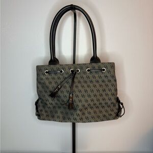 Dooney & Bourke Gray and Black Tote Bag